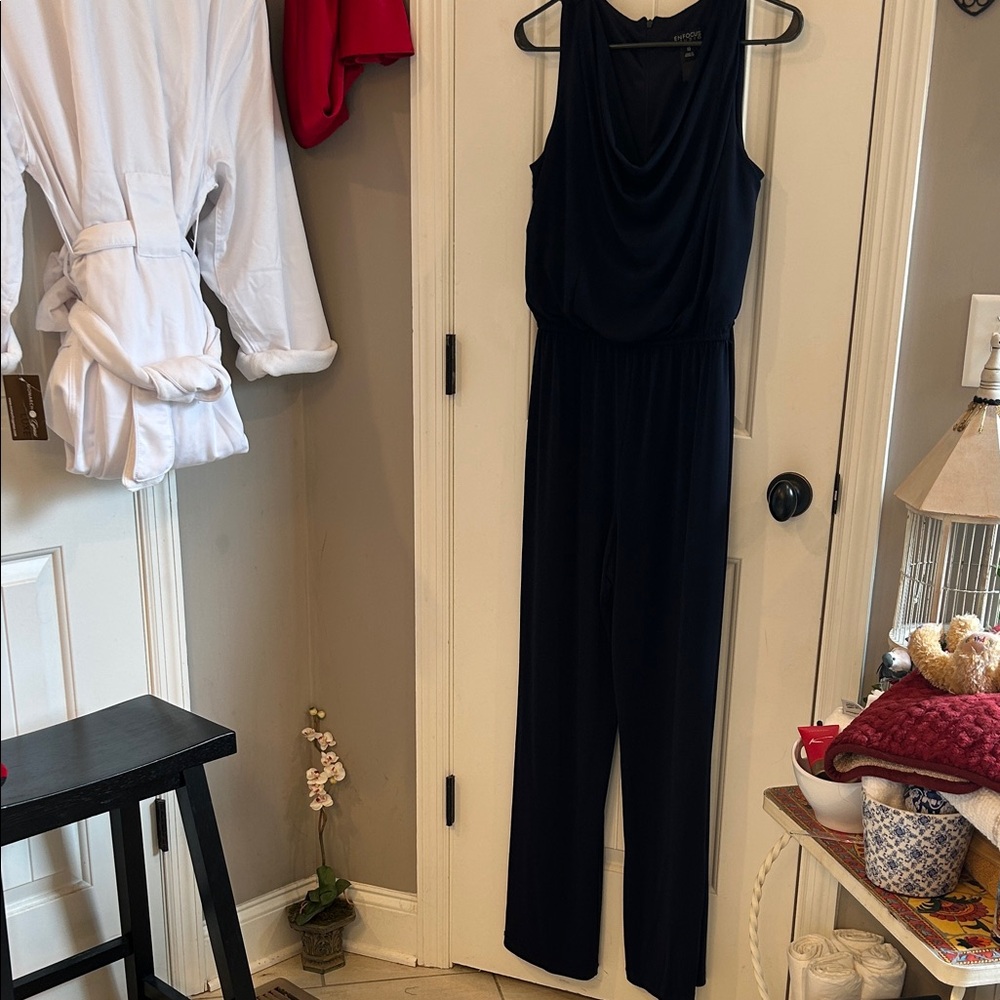 Elegant Navy Jumpsuit